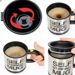 Cốc Khuấy Cà Phê Tự Động 400ml Sử Dụng  Pin AAA Chất Liệu Nhựa ABS Có Nắp Đậy Và Tay Cầm Chắc Chắn