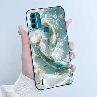 Dành Cho Nokia C31 Ốp Lưng Tình Yêu Dễ Thương Thỏ Hoạt Hình Vui Nhộn Mờ Silicon Mềm Màu Đen TPU Ốp Lưng Điện Thoại Nokia C31 NokiaC31 Bảo Vệ Bao