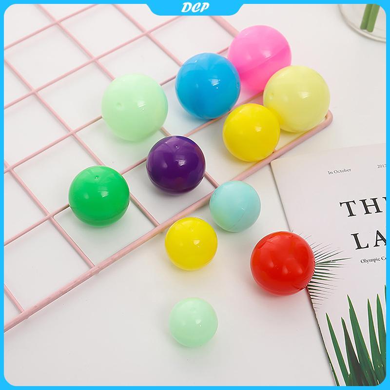 [DCP] 50 quả bóng bất ngờ đồ chơi viên nang nhựa trong suốt 32mm, hộp nhỏ cho gashapon [VN]