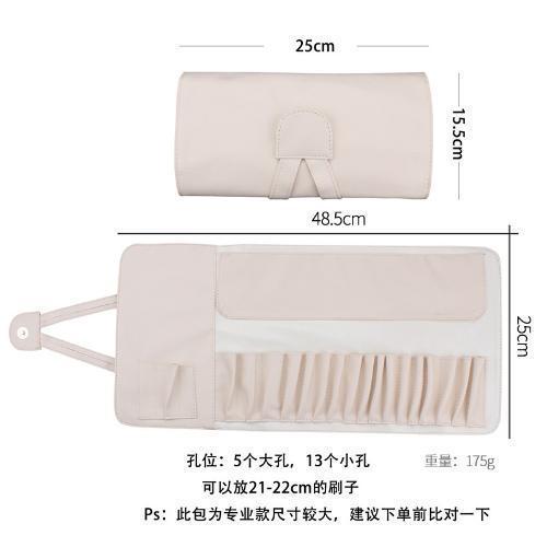 Túi đựng cọ trang điểm đồ makeup nhiều lỗ đa gấp gọn tiện lợi chức năng bảo vệ khi đi du lịch