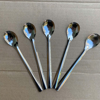 Bộ 20 / 50 muỗng cà phê inox dài 19cm, muỗng cafe tròn dài