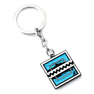 Rainbow 6 Six Seige Enamel Keychain Game Peripheral SLEDGE BANDIT VIGIL JAGER FROST Sledge BUCK Operator Logo Toy Gifts