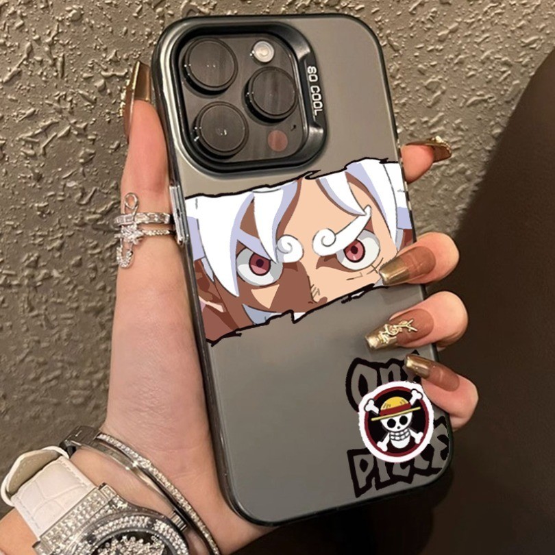 Dành Cho Samsung S26 S24 S23 S22 S21 S25 Plus S25 S24 Ultra S23 S24 S25 S21 S20 FE Phim Hoạt Hình Nhật Bản ONE PIECE Luffy Matte Vỏ Điện Thoại Chống Sốc