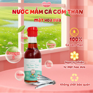 Nước Mắm Cá Cơm Than Mật Hoa Dừa MAMACOOK - 1 Chai/ 60ml - Bổ Sung Đạm - Hỗ Trợ Ăn Dặm Cho Bé