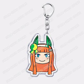 Hot Uma Musume Pretty Derby Keychains for Accessories Bag Anime Girl	Key Chain Ring Fans Gifts Keyrings