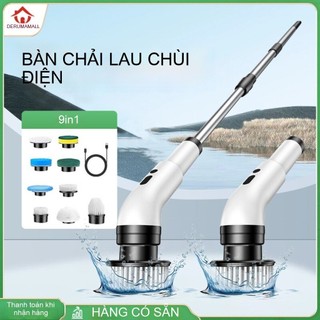 Bàn Chải điện 9 Trong 1 Làm Sạch Quay USB Đa Năng Có Thể Điều Chỉnh Tốc Thời Gian Động Cao Cấp Nạp Chuyn Dụng Cụ Mạnh