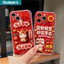 Ibumpers Ốp Điện Thoại Thẩm Mỹ Năm Mới Ngựa Phước Lành In Trong Suốt Mềm Cao Cấp Chống Sốc Vỏ Cho iPhone 11 12 13 14 15 16 17 Pro Max IP 7 8 Plus Iphon X XS XR Xs max
