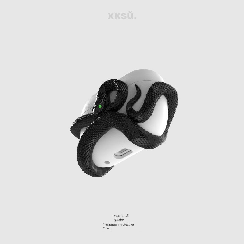 X XKSU Pink Snake Series Vỏ tai nghe chính hãng airpod4 Vỏ bảo vệ Tai nghe Apple airpodpro3 Vỏ bảo vệ Phụ kiện tai nghe Dụng cụ tiện dụng chống sốc Quà tặng năm mới nâng cao sáng tạo | BigBuy360 - bigbuy360.vn
