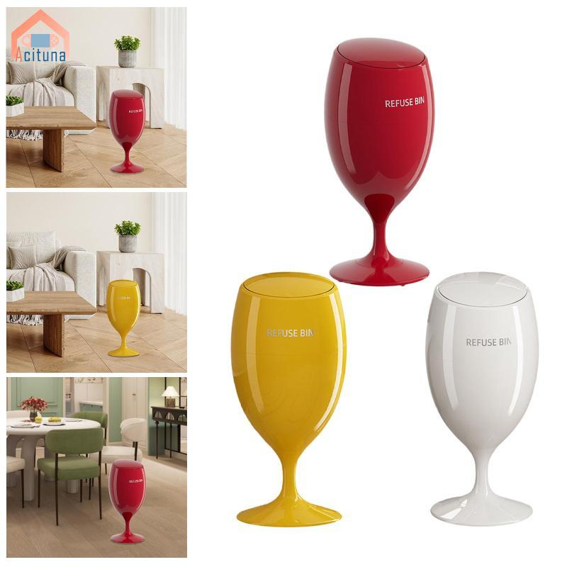 Thùng Rác Có Bánh Xe Thiết Kế Cốc Dung Tích Lớn Sáng Tạo Thùng Rác Thùng Rác Bấm Loại Nắp Cho Phòng Tắm Vệ Sinh Phòng Khách