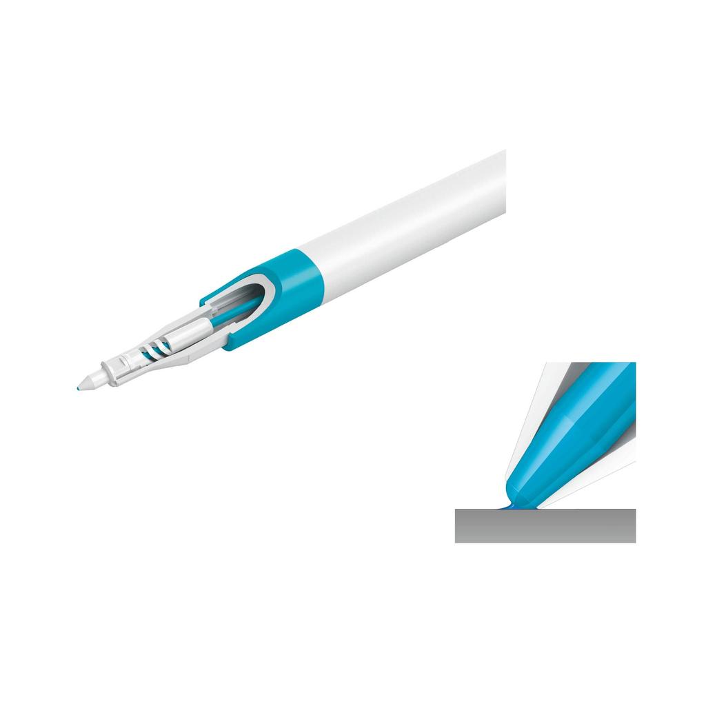Uni EMOTT Fineliner 0.4mm/Bo 10 Mau/But long kim khong tham/Kem hop dung/Made in Japan