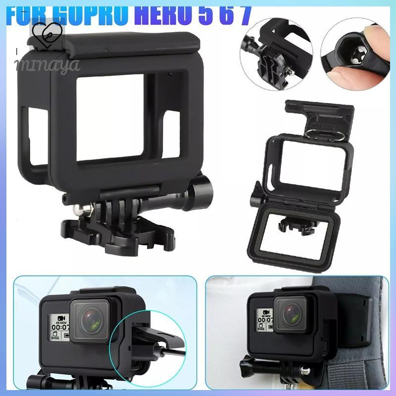 [MINAYA] Ốp Khung Bảo Vệ Cho GoPro Hero 7 6 5 Bla Camera Hành Động Vỏ Máy Quay Vỏ Gắn Phụ Kiện Máy Ảnh VN