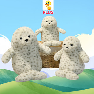 PLUS✨Mới Mô Phỏng Con Dấu Sang Trọng Đồ Chơi Hoạt Hình Con Dấu Động Vật Gối Sang Trọng Búp Bê Gấu Bông Đồ Chơi Nhồi Bông Thoải Mái Cho Bé Phòng Ngủ Sofa Trang Trí Gối Búp Bê Lovey Girl 's Gift