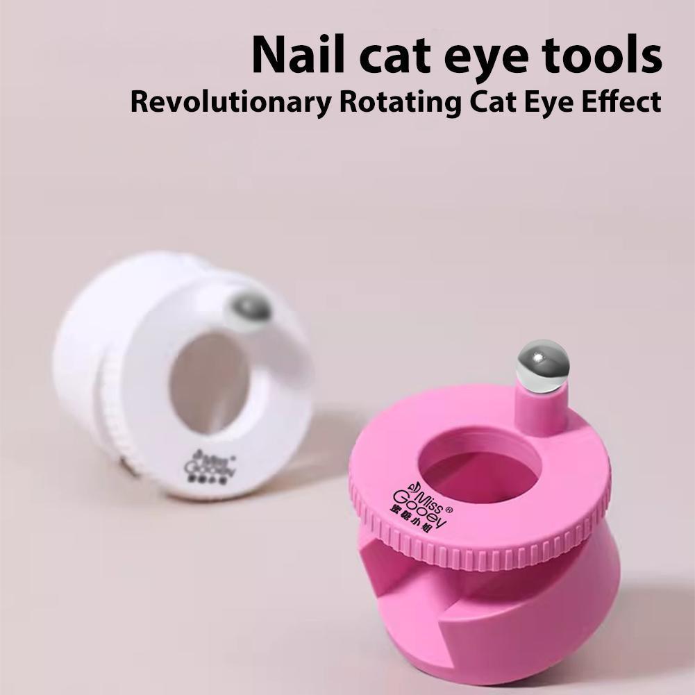 Nail Art Công cụ nam châm hạt thủy tinh mắt mèo tự động dành cho người mới bắt đầu E3d6