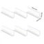 Exhila Gói 6 L Hình Kệ Acrylic Sắp Xếp Kệ Chia Trọng Lượng Nhẹ Để Sắp Xếp Các Vật Dụng Nhỏ Trong Cabin