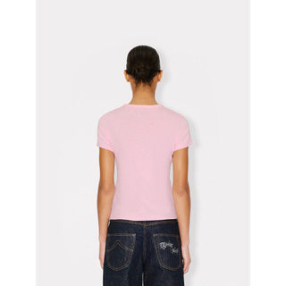 Áo thun cotton cao cấp 100%, phong cách Hàn Quốc dáng rộng, họa tiết thỏ và cổ tròn