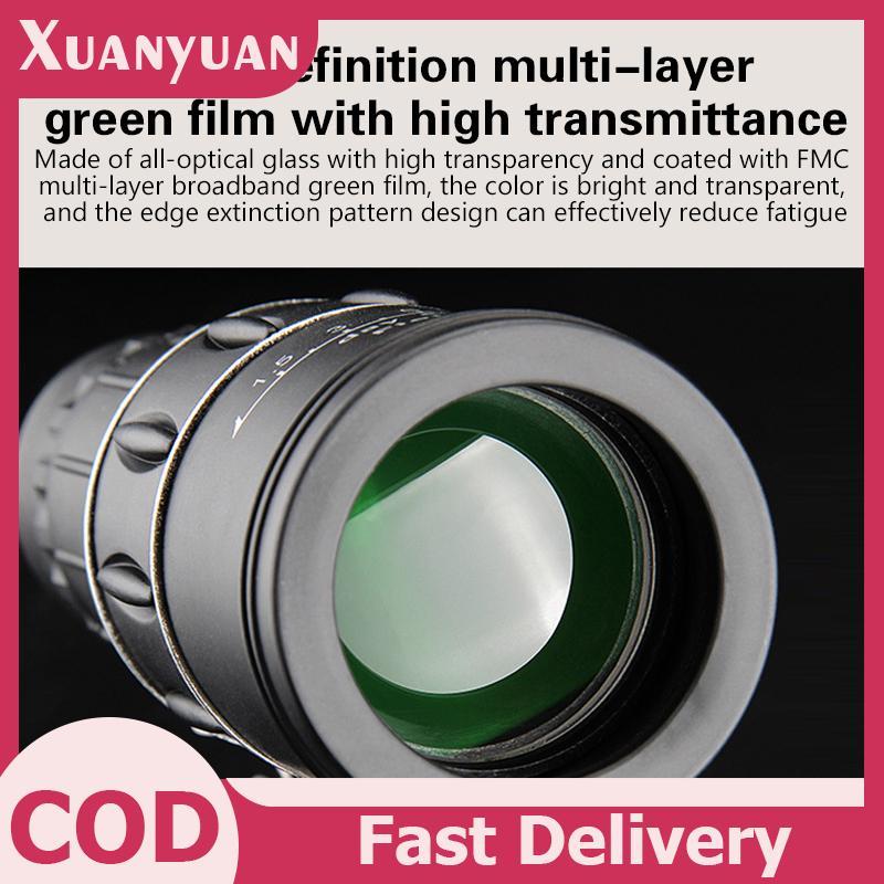 Kính thiên văn một mắt XUAN 16X52 với zoom và lấy nét kép, tầm nhìn ban đêm tốt, kèm dây đeo tiện lợi