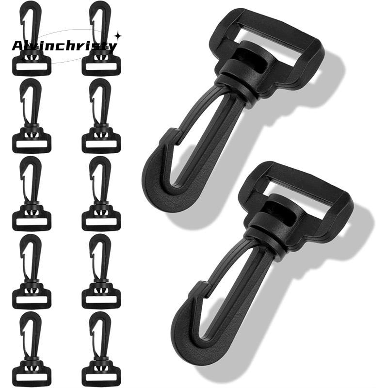 12 Chiếc Móc Xoay Nhựa Cho Ví Móc Khóa Và Dây Buộc, -Trang Trí Khóa Nhựa Cho Đồ Thủ Công DIY Thay Thế
