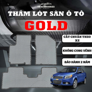 Thảm lót sàn ô tô Chevrolet Aveo TH Accessories Full bộ có Cốp cao su cao cấp chống trượt