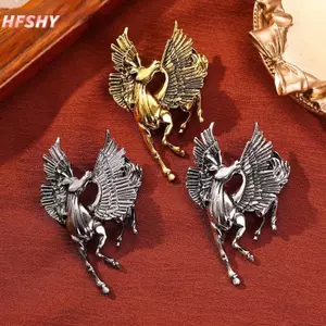HFSHY Vintage Có Cánh Ngựa Thổ Cẩm Dành Cho Nữ - Bộ Quà Tặng Phù Hợp Với Năm Ngựa