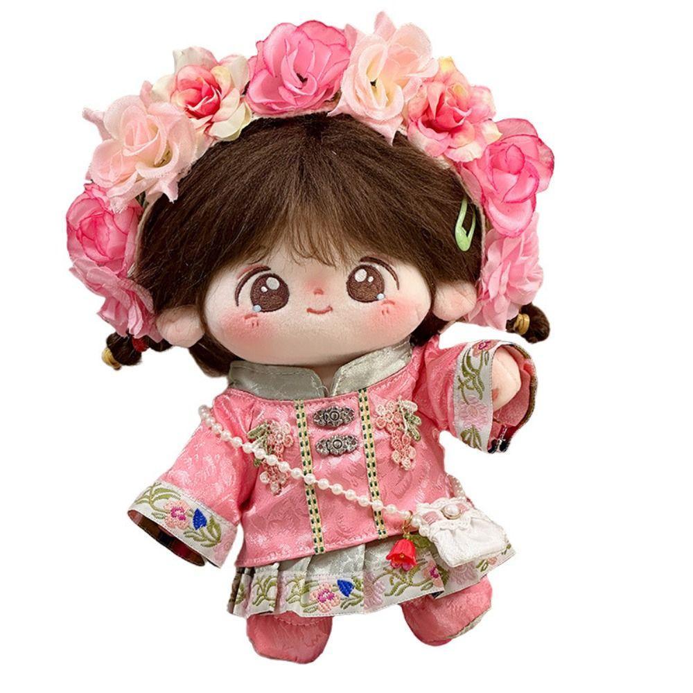 Quần áo búp bê FLAZEA, Phụ kiện băng đô búp bê Cotton 20cm BJD, Đồ chơi Cosplay thủ công đáng yêu OB11 Váy Lolita Đồ chơi trẻ em