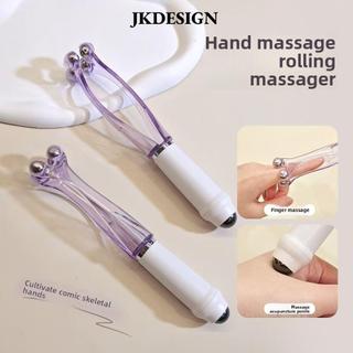 JKDESIGN Máy mát xa khớp ngón tay, Thúc đẩy lưu thông máu Dễ dàng sử dụng Máy mát xa ngón tay con lăn, Con lăn hai cánh Giảm mỏi ngón tay Máy mát xa Acupoint Công cụ cứu trợ con lăn