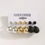 NKSFX 6 Đôi Bông Tai Thả, Bông Tai Giọt Nước Chunky Sang Trọng Chunky Giọt Nước, Vintage Matte Bead Bóng Giọt Nước Vòng Bông Tai Nữ Cô Gái