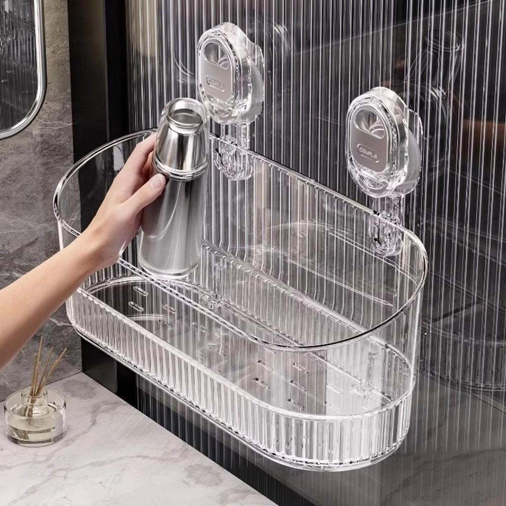 Kệ Đựng Đồ Đa Năng Hút Chân Không, Giá Để Đồ Treo Tường Không Khoan Đục Chịu Tải Lớn Thiết Kế Hiện Đại