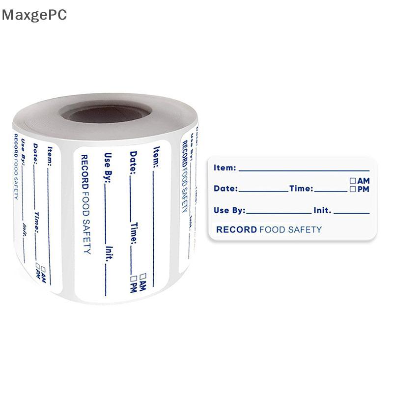 Cod 500Pcs/cuộn nhà bếp nhãn dán tủ lạnh tủ đông thực phẩm lưu trữ ngày nội dung nhãn