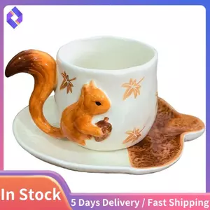 Đáng Yêu Sóc Cứu Trợ Sứ Cốc & Sốt Cà Phê Cốc Bàn Ăn Hoa Cốc Trà Chiều Trà Trái Cây Cốc Nước ép B