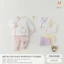 BỘ Sơ SINH CÀI CHÉO SỢI TRE KHÁNG KHUẨN [ SIÊU MỀM, MÁT,CO DÃN VÀ THẤM HÚT TỐT] SZ 0/3M - 3/6M TẶNG PHỤ KIỆN (HSCC001)