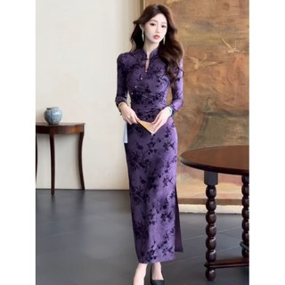 Sườn xám hiện đại mới cho mùa đầu thu, sang trọng nhẹ nhàng với cảm giác cao cấp