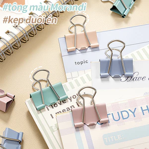 Túi đựng tài liệu văn phòng màu sắc, kẹp giấy dạng bướm, phù hợp cho làm việc và học tập