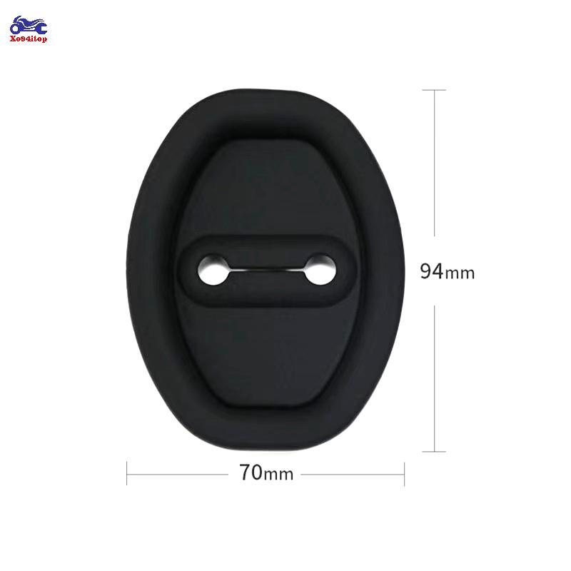 XOITOP 4 Cửa Ô Tô Tắt Tiếng Giảm Chấn Đệm Cửa Silicon Lo Bule Cửa Ô Tô Chống Va Chạm Vỏ Bảo Vệ VN