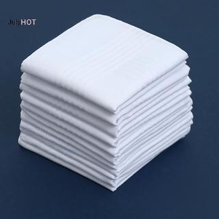Khăn Tay Cotton Mềm Mại Màu Trắng - Phù Hợp Cho Quý Ông Hoặc Làm Quà Tặng DIY
