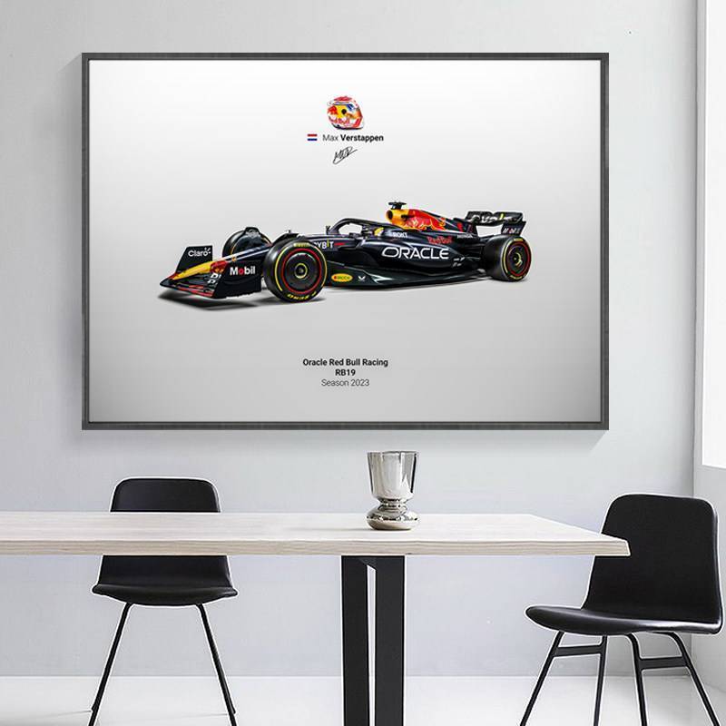 F1 Formula Racing Poster Canvas Tranh Treo Tường Nghệ Thuật Cho Phòng Khách Phòng Ngủ Trang Trí Nhà