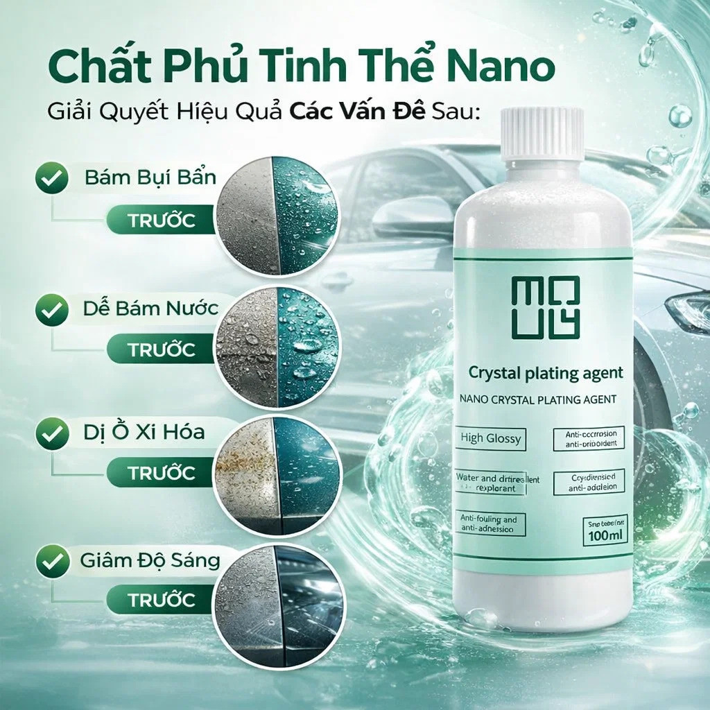 【Đánh Bóng Bền Vững】Dung Dịch Tinh Thể Nano GKTK Đánh Bóng Đá/Tăng Sáng & Phục Hồi Bề Mặt/Chất Làm Bóng Đá Granite & Cẩm Thạch/Lớp Phủ Chống Bám Bẩn Cho Bàn Bếp Đá/Keo Bảo Vệ Bề Mặt Gạch Đá