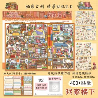 Môi Trường Sống Văn Hóa Sáng Tạo Cảnh Quan Dán 2.0 Dòng Kinh Doanh Môi Trường Sống Đường Phố Lưới Dán Vui Nhộn Đồ Chơi Giải Trí