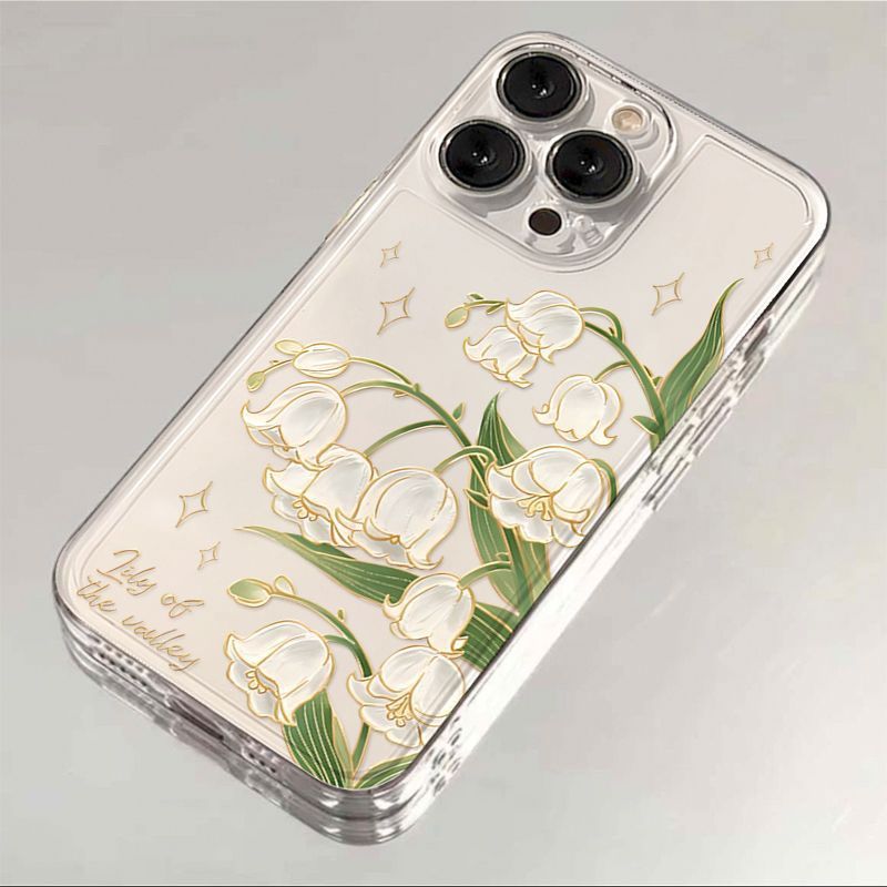 Hoa chuông bấm cho 16 trường hợp iPhone 17Air Space Case 14 13 11Pro