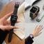 Dây da mỏng tương thích cho Apple Watch Series 11 / 10 42mm 46mm Ultra3 / 2 49mm 9 8 7 6 SE 41 / 40mm 44mm 45mm
