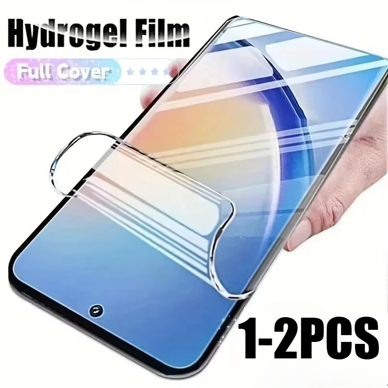 1-2 Chiếc Full Cover Bảo Vệ Màn Hình HD Mềm Cho Xiaomi 15 15S 15T 17 Ultra Pro Max Chống Rơi Chống Gián Điệp Riêng Tư Chống Ánh Sáng Xanh Hydrogel Phim Mờ