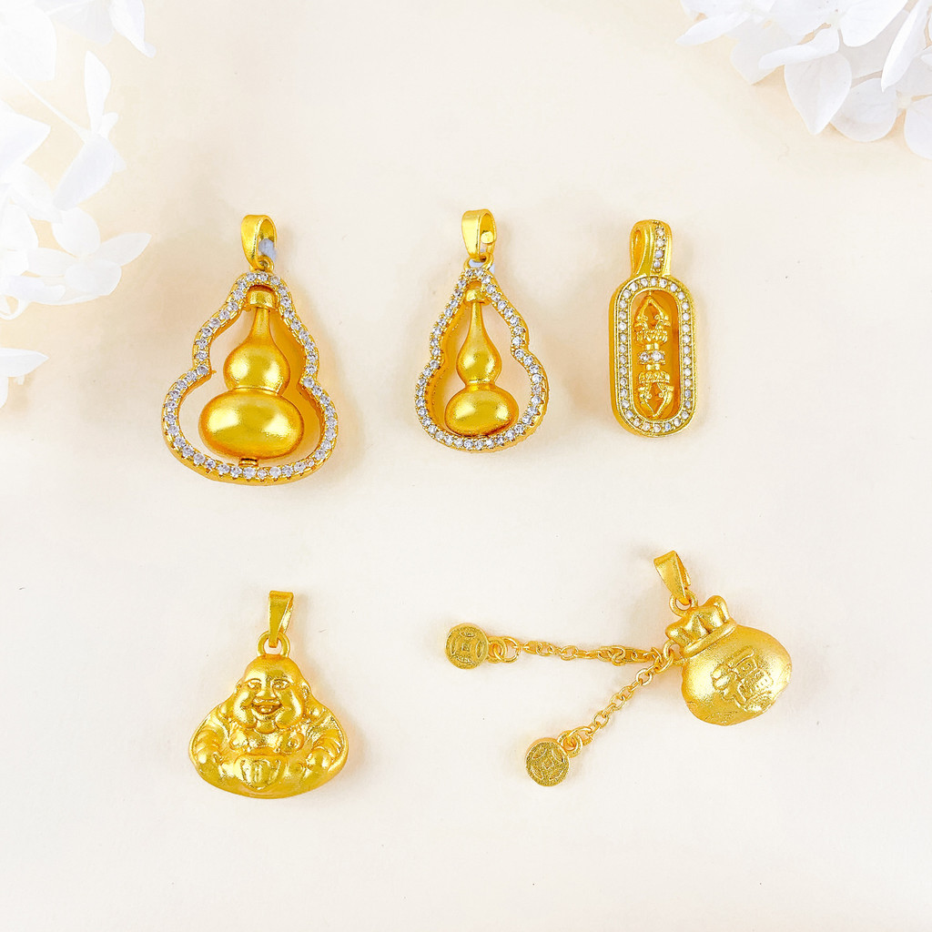 Dây chuyền mặt Phật Maitreya cười, mạ vàng đồng thật phương pháp cổ đại, phù hợp mọi style, không phai màu
