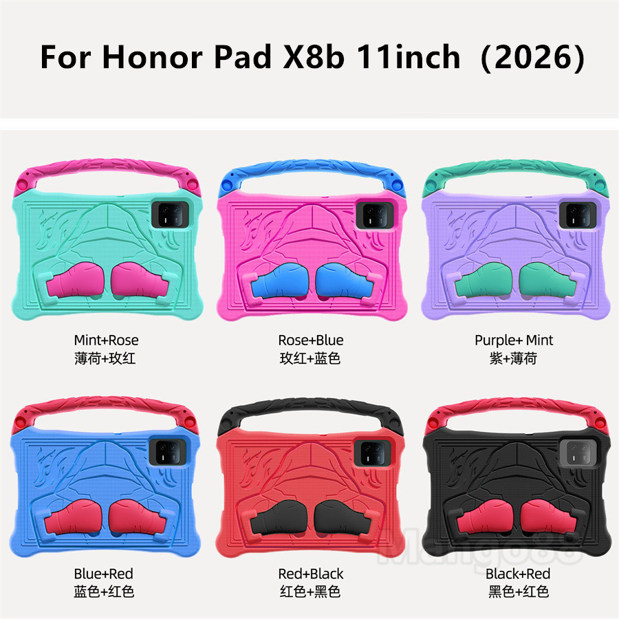 Ốp Lưng Cho Infinix Xpad 30E 11 Inch 2026 An Toàn Eva Trẻ Em An Toàn Đứng Trẻ Em Chất Liệu Bọt EVA Vỏ Bảo Vệ Cầm Tay Chống Sốc Di Động