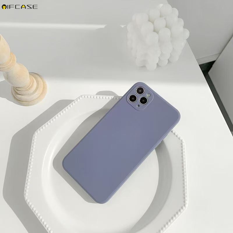 Dành Cho Xiaomi 15 15T 15S Civi 5 Pro Poco M7 X7 Pro F7 Xiaomi15T PocoM7 4G 5G Vỏ Điện Thoại Đơn Giản Trắng Hồng Xám Xanh Dương Màu Mờ Cạnh Thẳng Vỏ Mềm