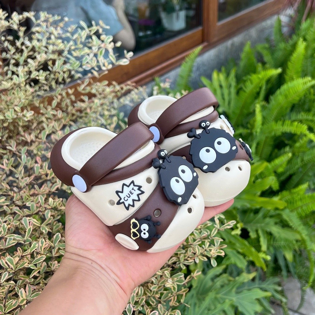 ( hàng sẵn ) sandal bé gái dép sục cho bé trai stick đáng yêu mềm êm chân mãu mới EVA bé từ 6m  CUTE3328 ( có video )