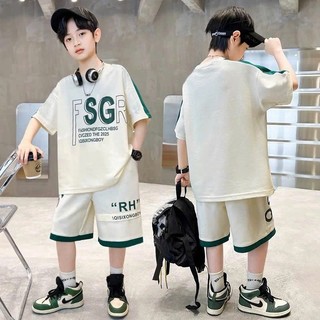 Bộ quần áo bé trai 18-52kg mẫu RSGR chất liệu thoáng mát, thấm hút mồ hôi. Thiết kế năng động. NL9