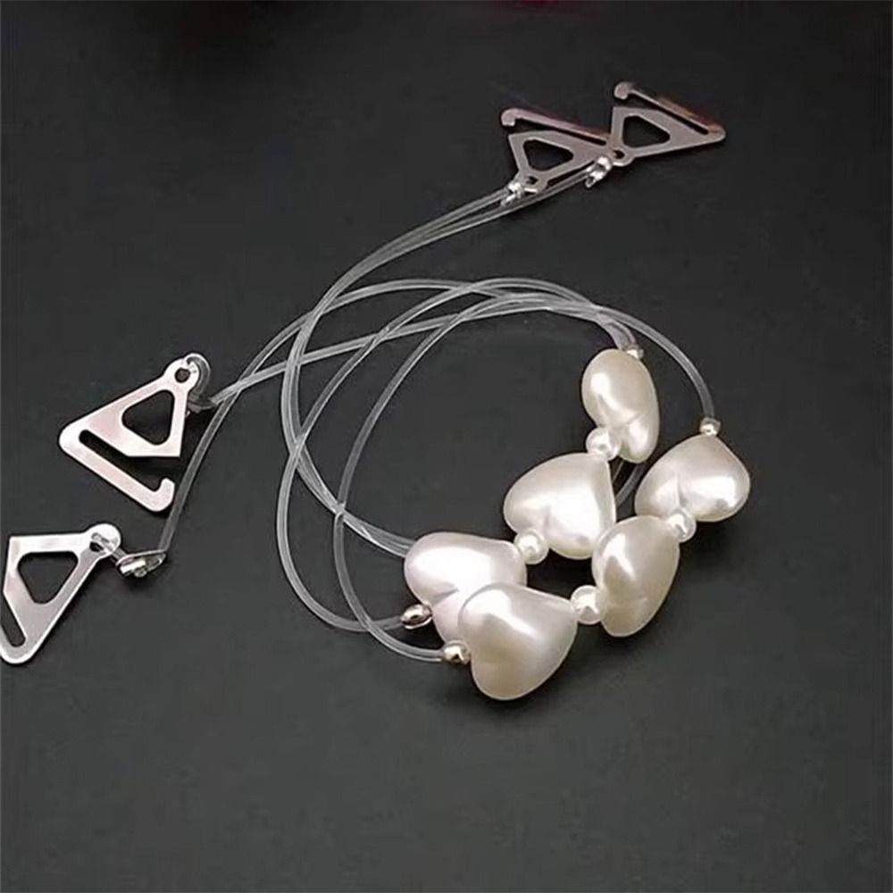 Dây đeo áo ngực trong suốt HOBBYIN, Dây đeo đồ lót chống trượt vô hình, Ngôi sao vai gợi cảm / Tình yêu / Vỏ có thể điều chỉnh Dây đeo vai Váy dạ hội