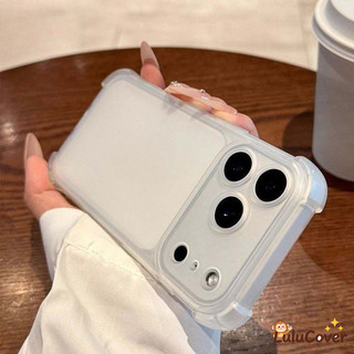 Ốp lưng cảm giác da trong suốt Ice Mist Tương thích với Redmi Note 15 14 13 12 Pro Plus 12 Turbo Pro + 5G 4G Vỏ chống sốc mềm mờ sang trọng