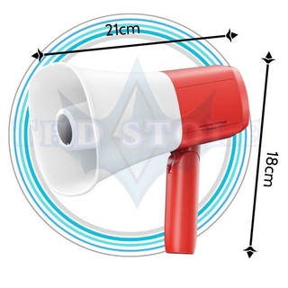 Loa Phóng Thanh Megaphone 629U 100w  Bluetooth Ghi Âm giọng Nói Kết Nối USB Khếch Đại Âm Thanh Cực Lớn 2026