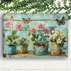 HELLOYOUNG Mộc Mạc Vintage Kim Loại Ký Hiệu Trang Trại Trang Trí Tường Cho Sân Người Hang 12x8