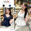 Áo Baby Doll Kiểu A366117 Bo Eo Tay Bồng Pha Ren Xinh Xắn MoLie Fashion